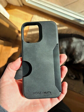 Scooch MoneyMate for iPhone 16 Pro Max Black iPhone Case Like New